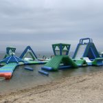 琵琶湖で水上アスレチック～高難易度の理由とは？～【滋賀県高島市】